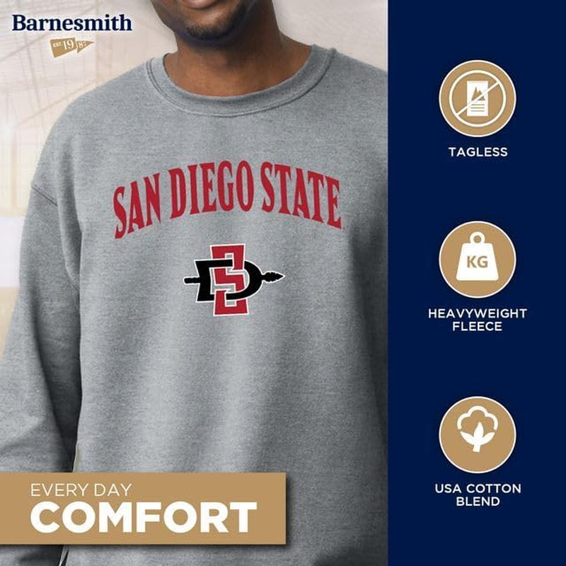 Crewneck Sweatshirt for College, Heritage Logo, Adult Unisex simple, vintage, premium, professional