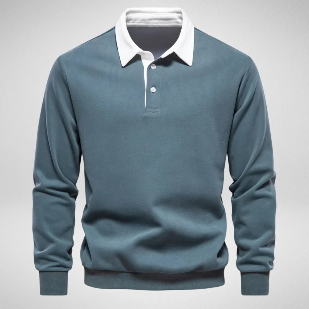 Męska Bluza Polo Rugby – Klasyka W Sportowym Stylu simple, vintage, premium, professional
