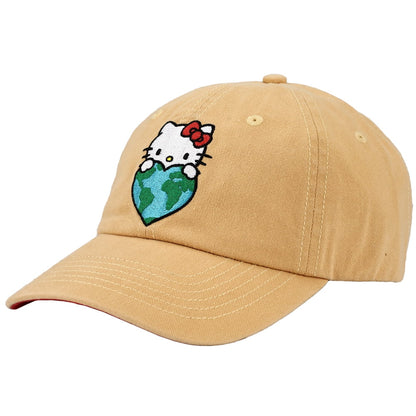 Hello Kitty Adult Unisex Embroidered Canvas Cotton Twill Hat simple, vintage, premium, professional