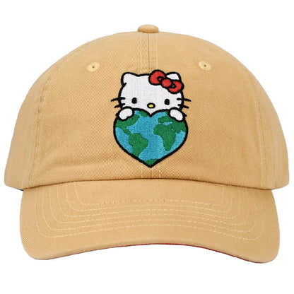 Hello Kitty Adult Unisex Embroidered Canvas Cotton Twill Hat simple, vintage, premium, professional