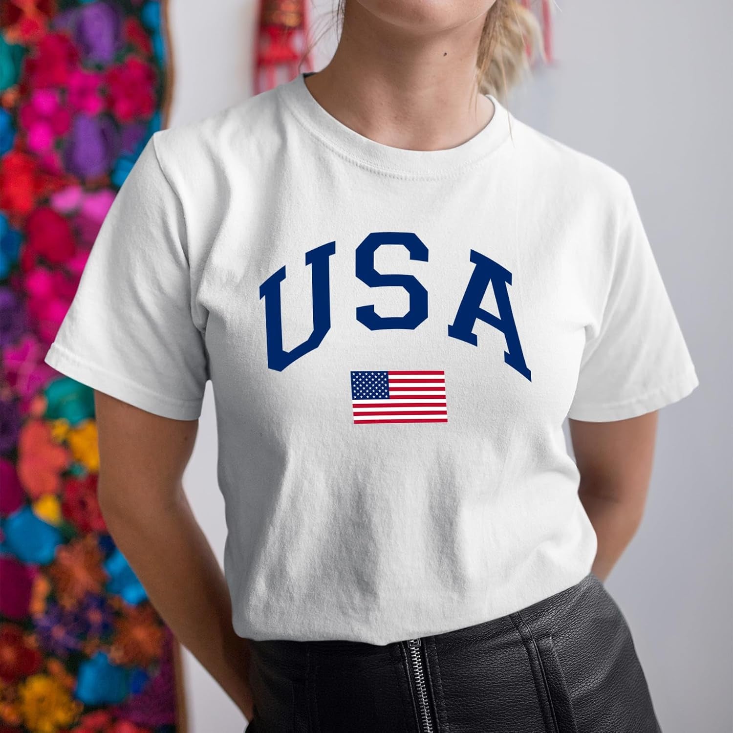 USA Patriotic Graphic T Shirt Independence Day American Flag July Fourth Unisex Tee simple, vintage, premium, professional