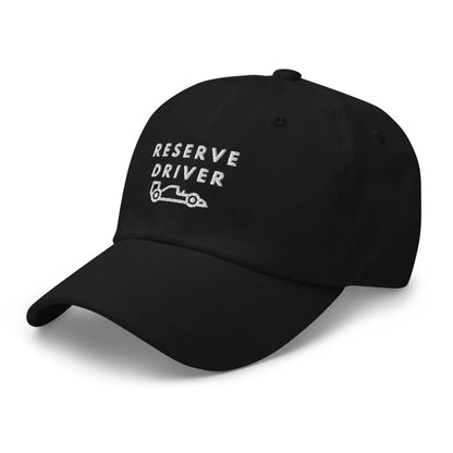 Reserve Driver White Embroidered Dad Hat simple, vintage, premium, professional