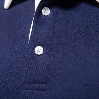 Męska Bluza Polo Rugby – Klasyka W Sportowym Stylu simple, vintage, premium, professional