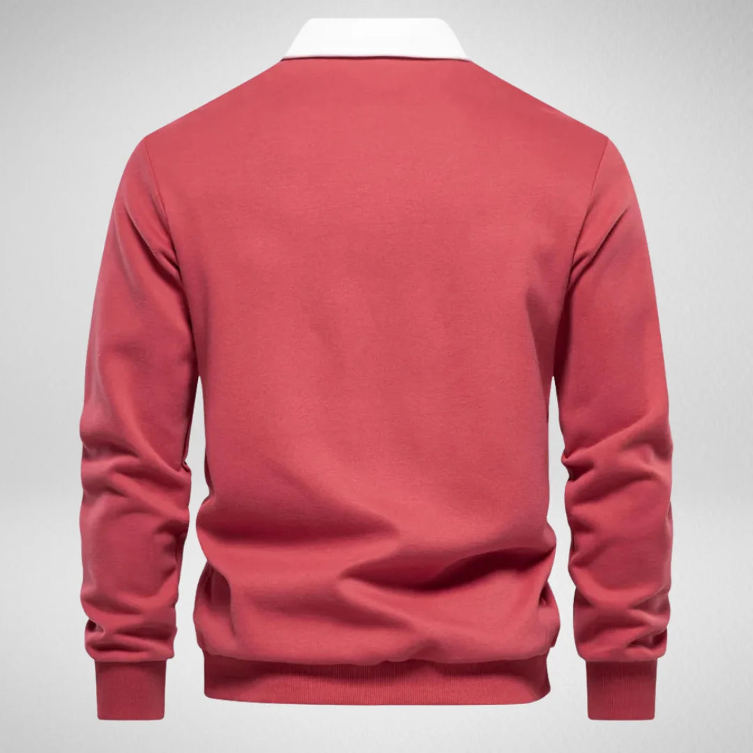 Męska Bluza Polo Rugby – Klasyka W Sportowym Stylu simple, vintage, premium, professional