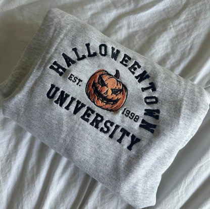 Halloweentown University Embroidered Sweatshirt | Fall Sweater | Halloweentown Crewneck | Halloween Sweatshirt | Halloweentown University simple, vintage, premium, professional