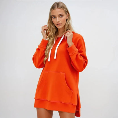 OVERSIZED HOODIE DRESS simple, vintage, premium, professional