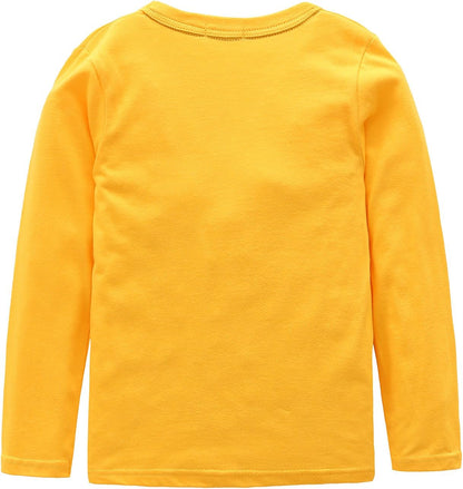 Boys Cotton Long Sleeve T-Shirts T Rex Dinosaur Shirt Graphic Tees