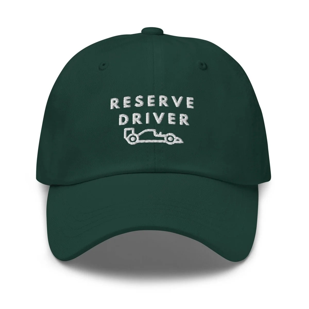 Reserve Driver White Embroidered Dad Hat simple, vintage, premium, professional