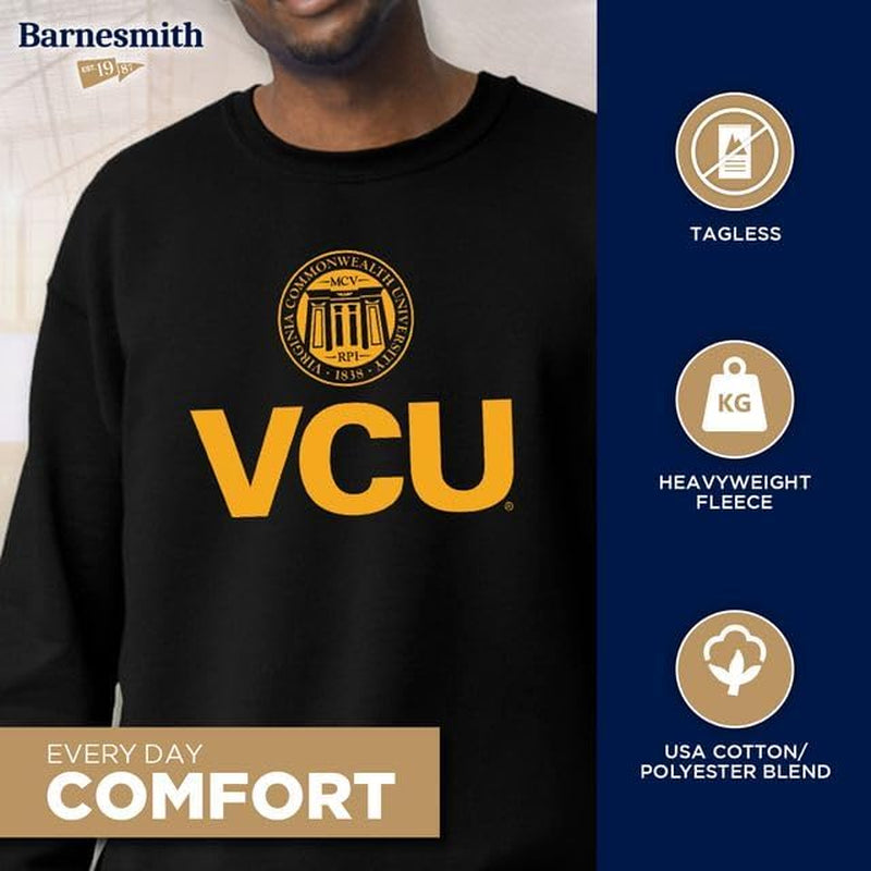 Crewneck Sweatshirt for College, Heritage Logo, Adult Unisex simple, vintage, premium, professional