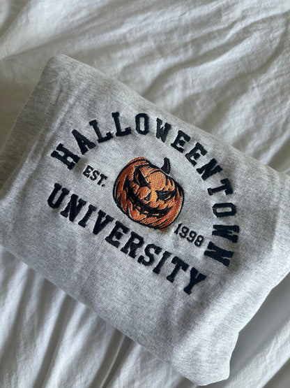 Halloweentown University Embroidered Sweatshirt | Fall Sweater | Halloweentown Crewneck | Halloween Sweatshirt | Halloweentown University simple, vintage, premium, professional