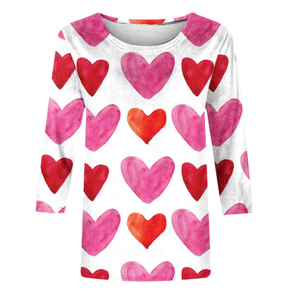 Women'S Valentine'S Clothing Womens T Shirt 2024,Women Short Sleeve Valentine'S Day Gifts for Wife Blouse Love Print Casual Crew Neck Tops simple, vintage, premium, professional