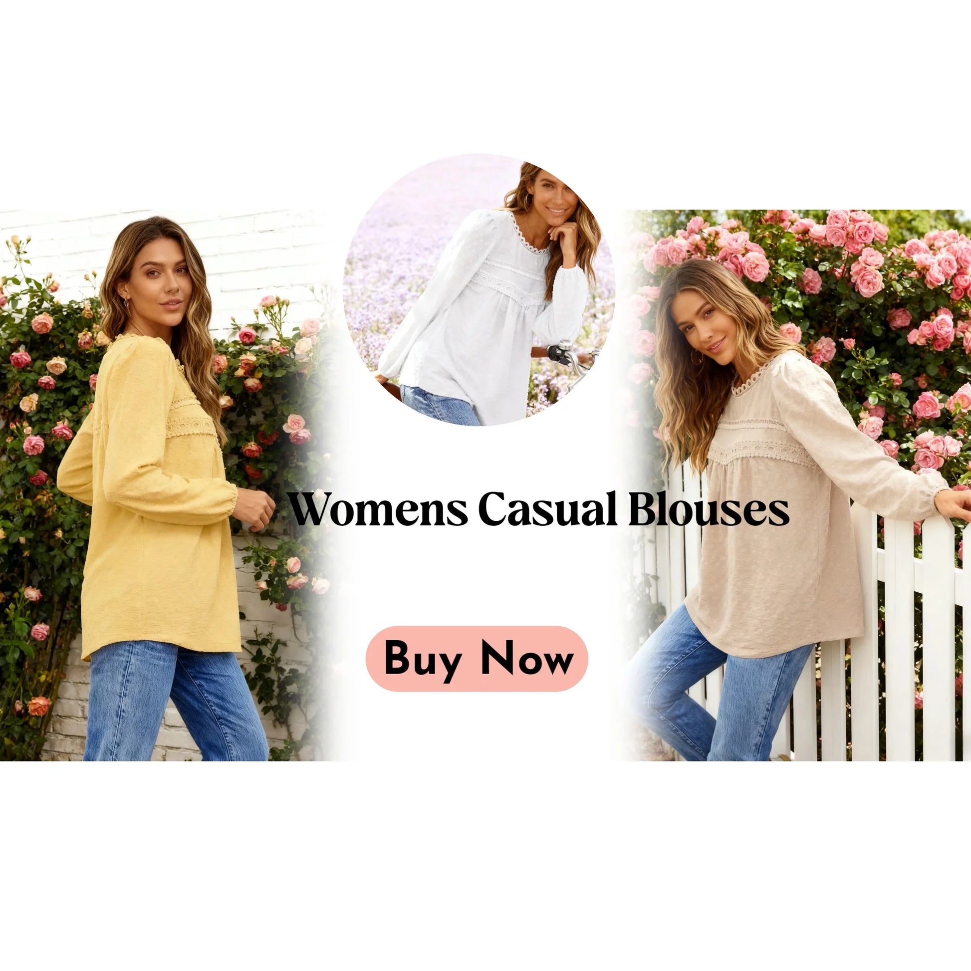 Fall Shirts for Women Long Sleeve Blouses Ladies Crewneck Lace Crochet Tops Dressy Chiffon Blouses simple, vintage, premium, professional