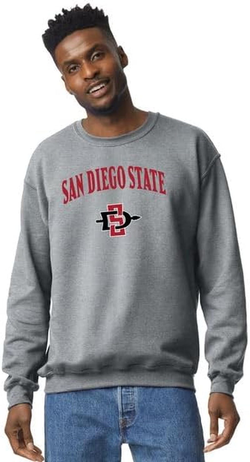 Crewneck Sweatshirt for College, Heritage Logo, Adult Unisex simple, vintage, premium, professional
