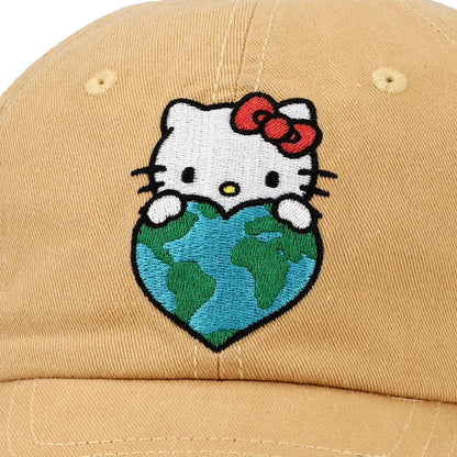 Hello Kitty Adult Unisex Embroidered Canvas Cotton Twill Hat simple, vintage, premium, professional