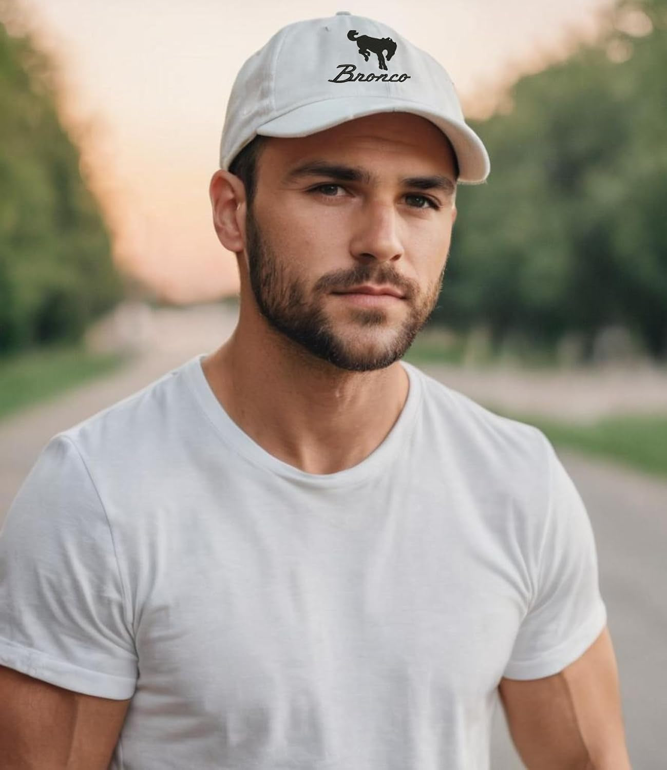 Bronco Dad Hat Vintage Car Lover Embroidered Adjustable Cap simple, vintage, premium, professional