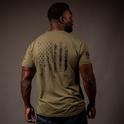 American 1776 Flag Men'S Graphic Tee simple, vintage, premium, professional
