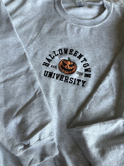 Halloweentown University Embroidered Sweatshirt | Fall Sweater | Halloweentown Crewneck | Halloween Sweatshirt | Halloweentown University simple, vintage, premium, professional