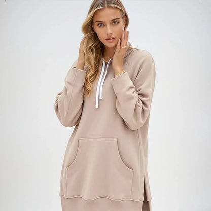 OVERSIZED HOODIE DRESS simple, vintage, premium, professional