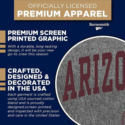 Crewneck Sweatshirt for College, Heritage Logo, Adult Unisex simple, vintage, premium, professional