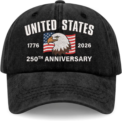 Patriotic Embroidered Baseball Cap Adjustable Dad Hat USA Freedom Vintage Style simple, vintage, premium, professional