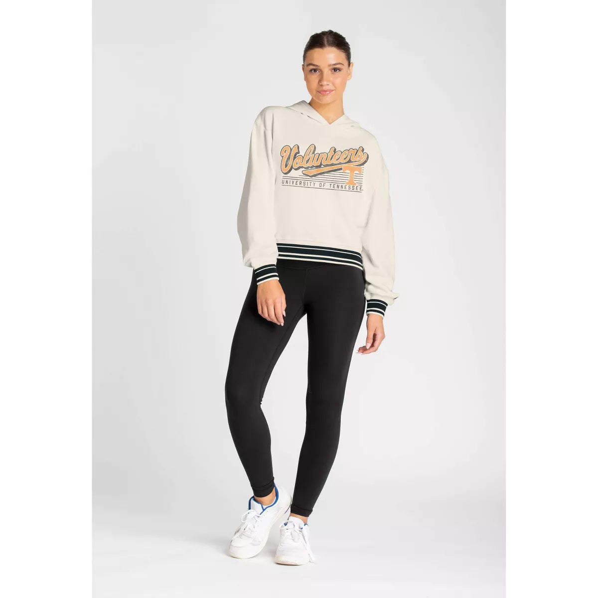 NCAA Tennessee Volunteers Women'S Champion Cropped Hooded Sweatshirt simple, vintage, premium, professional