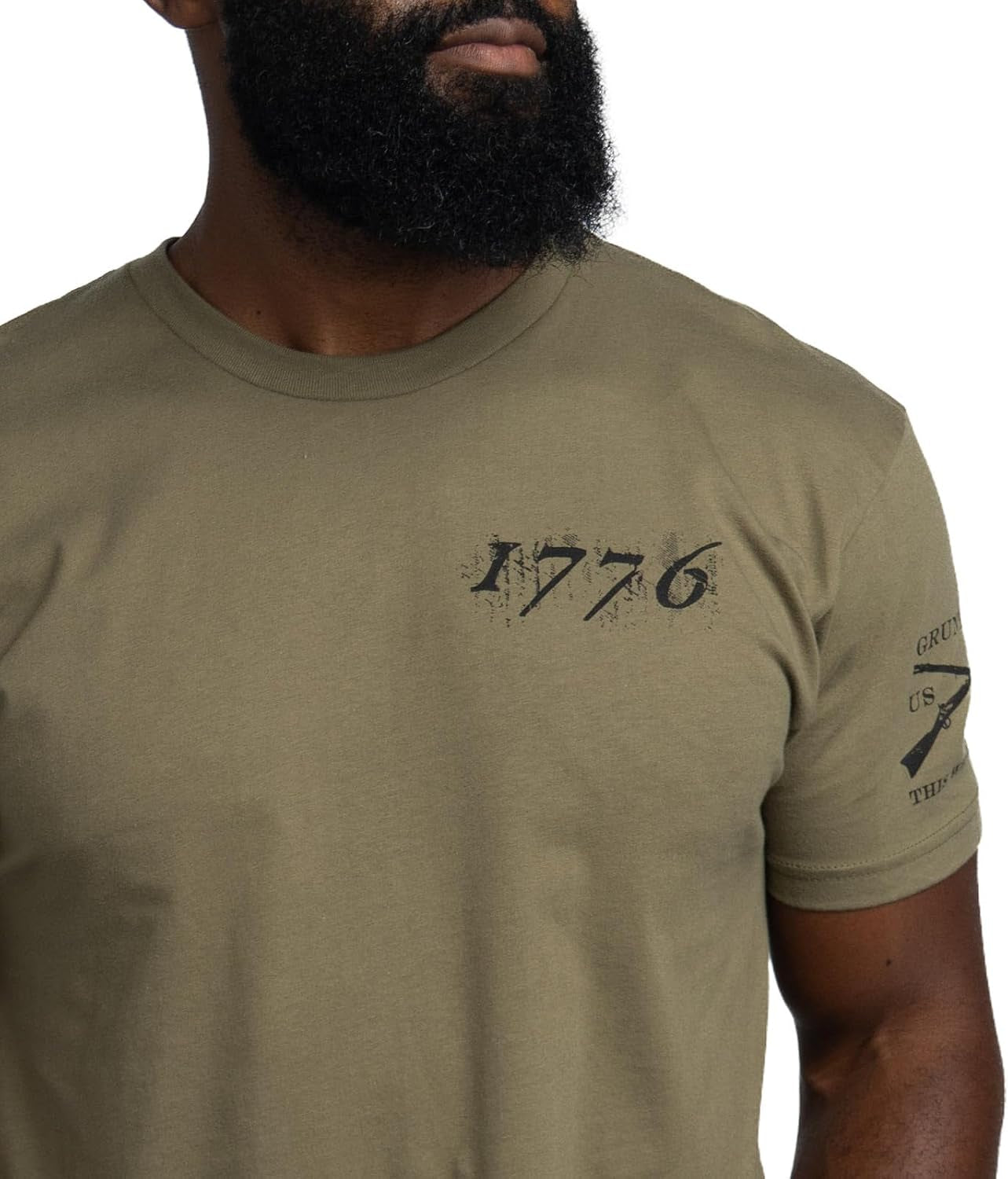 American 1776 Flag Men'S Graphic Tee simple, vintage, premium, professional