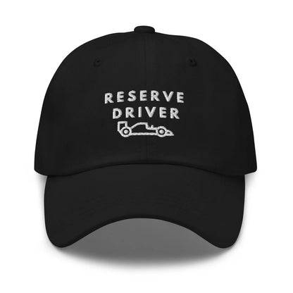 Reserve Driver White Embroidered Dad Hat simple, vintage, premium, professional