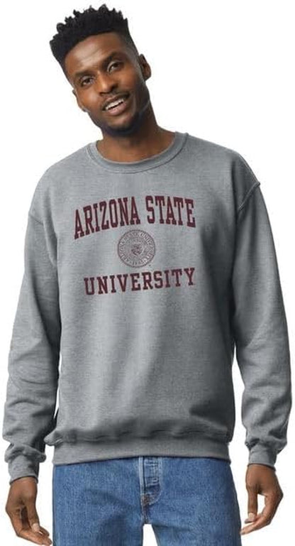 Crewneck Sweatshirt for College, Heritage Logo, Adult Unisex simple, vintage, premium, professional